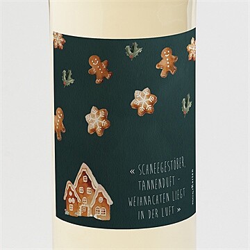 Flaschenetikett Weihnachten Ref. N3001998