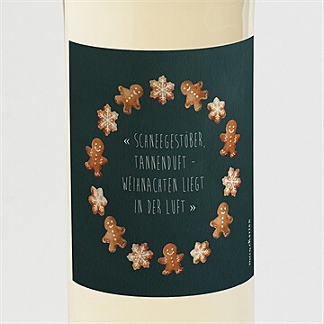 Flaschenetikett Weihnachten Ref. N3001999
