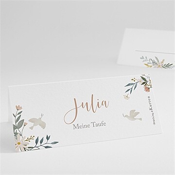 Tischkarte Taufe ref. N440923