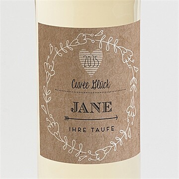 Flaschenetikett Taufe Ref. N3002014
