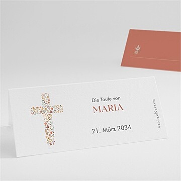 Tischkarte Taufe ref. N440926