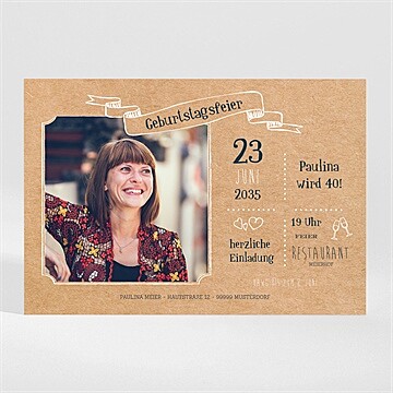 Geburtstagseinladung Ref. N110297