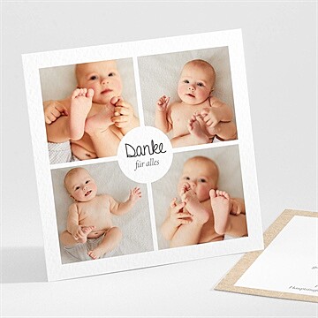 Dankeskarte Geburt ref. N301447