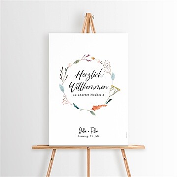 Willkommensschild Hochzeit ref. N260152