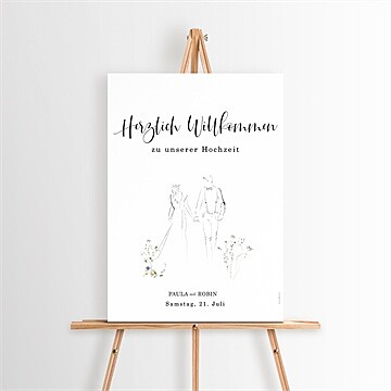 Willkommensschild Hochzeit ref. N260155