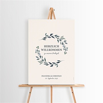 Willkommensschild Hochzeit ref. N260131