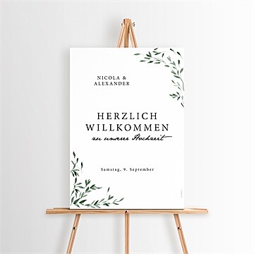 Willkommensschild Hochzeit ref. N260144