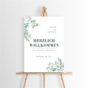 Willkommensschild Hochzeit ref. N260147