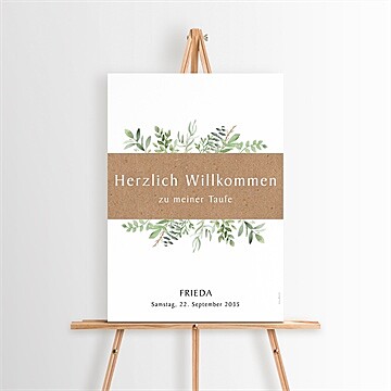 Willkommensschild Taufe ref. N260180