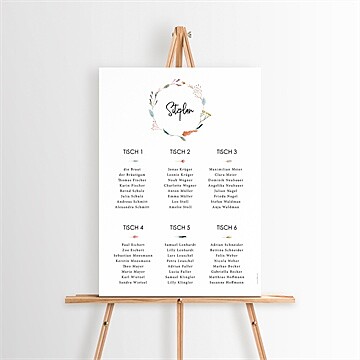 Sitzplan Hochzeit ref. N26096