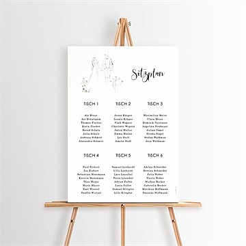 Sitzplan Hochzeit ref. N26098