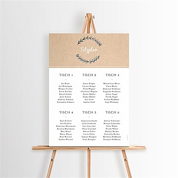 Sitzplan Hochzeit ref. N26081