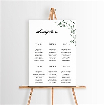 Sitzplan Hochzeit ref. N26091