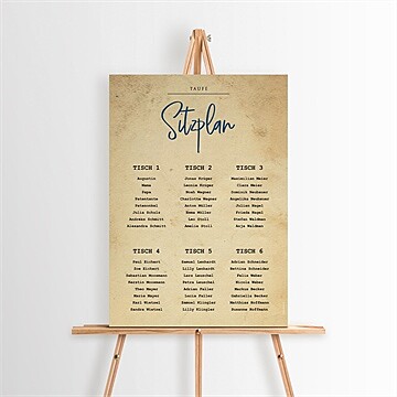 Sitzplan Taufe ref. N260185