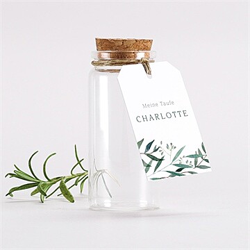 Glasfläschchen mit Korken Taufe ref. N291367