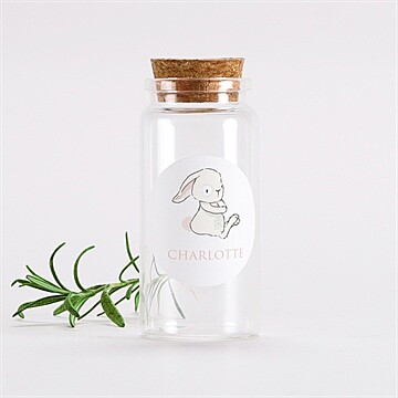 Glasfläschchen mit Korken Taufe ref. N3601391