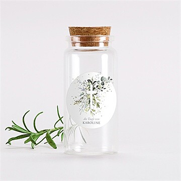 Glasfläschchen mit Korken Taufe ref. N3601526