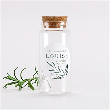 Glasfläschchen mit Korken Kommunion ref. N3601379