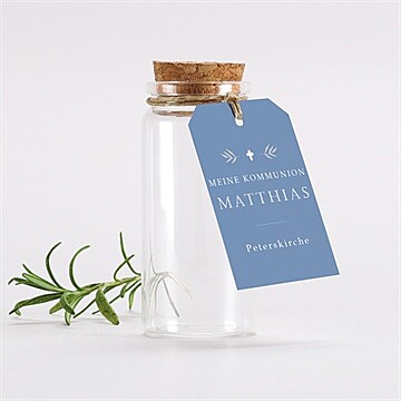 Glasfläschchen mit Korken Kommunion ref. N291395