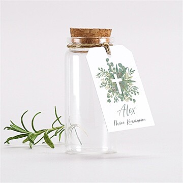 Glasfläschchen mit Korken Kommunion ref. N291358