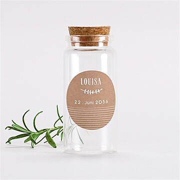 Glasfläschchen mit Korken Kommunion ref. N3601442