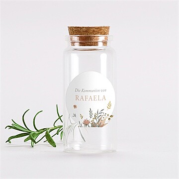 Glasfläschchen mit Korken Kommunion ref. N3601729