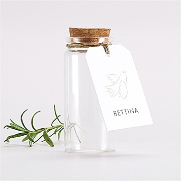 Glasfläschchen mit Korken Kommunion ref. N291398