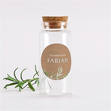 Glasfläschchen mit Korken Kommunion ref. N3601380