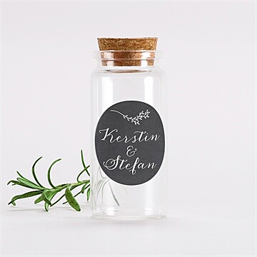 Glasfläschchen mit Korken Hochzeit ref. N3601454