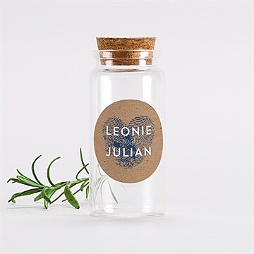 Glasfläschchen mit Korken Hochzeit ref. N3601412