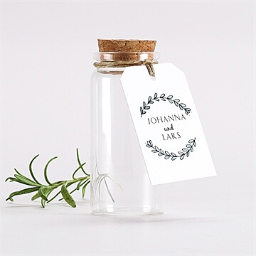 Glasfläschchen mit Korken Hochzeit Ref. N291345