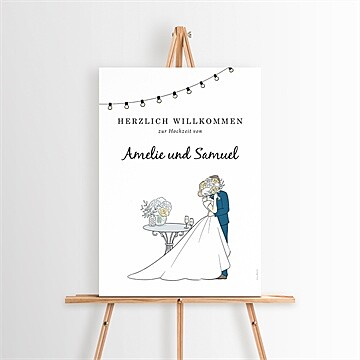 Willkommensschild Hochzeit ref. N260235