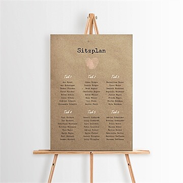 Sitzplan Hochzeit ref. N260348