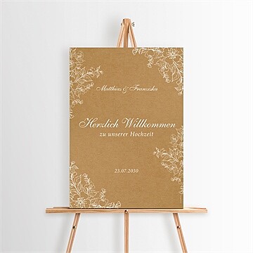 Willkommensschild Hochzeit ref. N260128