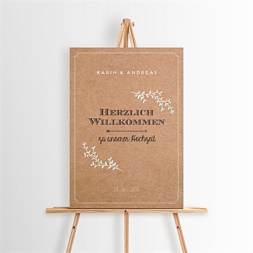 Willkommensschild Hochzeit ref. N260133