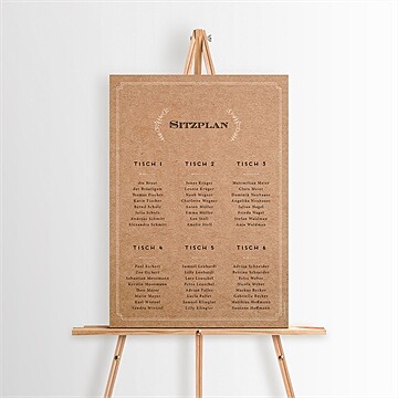 Sitzplan Hochzeit ref. N26080