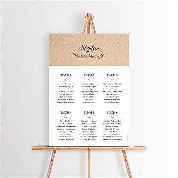 Sitzplan Hochzeit ref. N26085