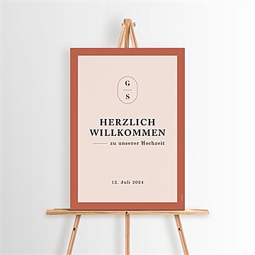 Willkommensschild Hochzeit ref. N260146