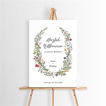 Willkommensschild Hochzeit ref. N260148