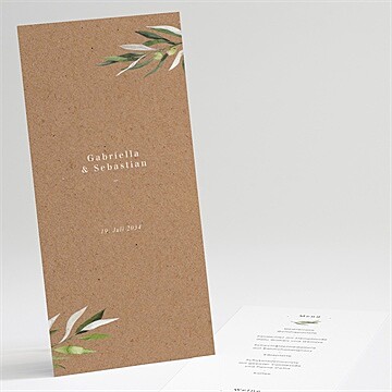 Menükarte Hochzeit ref. N221295