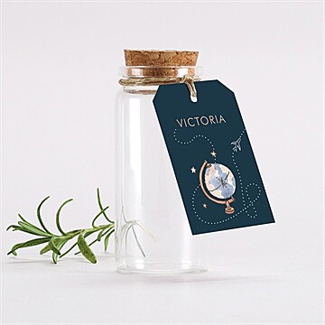 Glasfläschchen mit Korken Taufe ref. N291892