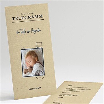 Menükarte Taufe Ref. N221338