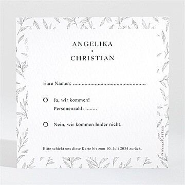 Antwortkarte Hochzeit ref. N3002028