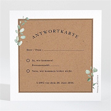 Antwortkarte Hochzeit ref. N3002029