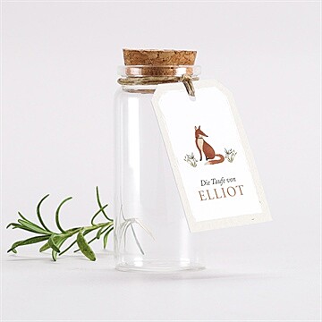 Glasfläschchen mit Korken Taufe ref. N291771