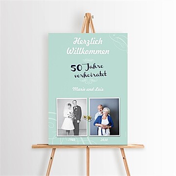 Willkommensschild Hochzeitsjubiläum Ref. N260403