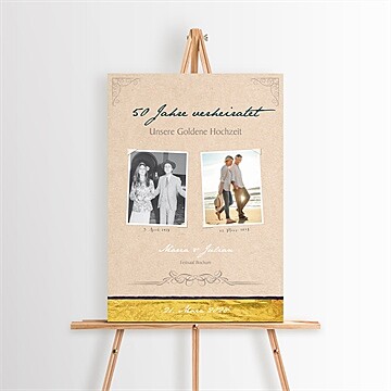 Willkommensschild Hochzeitsjubiläum ref. N260406