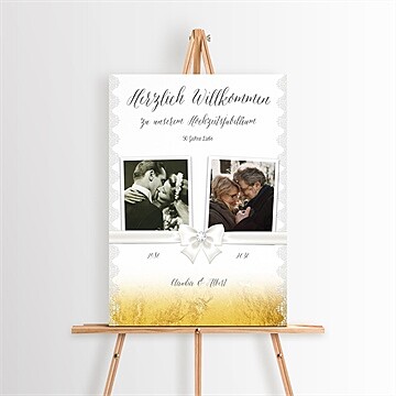 Willkommensschild Hochzeitsjubiläum Ref. N260395