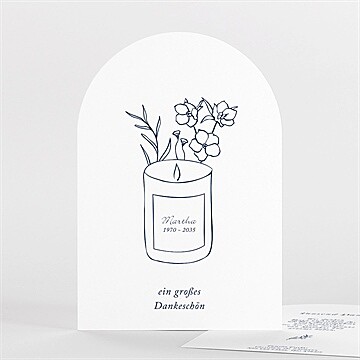 Trauerdanksagung Ref. N27157
