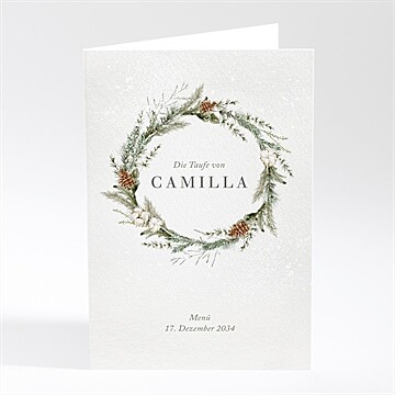 Menükarte Taufe Ref. N401901